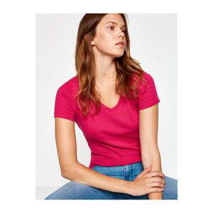 Koton Women's Pink T-Shirt