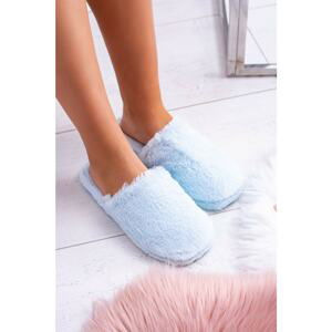 Women's Furry Slippers Light Blue Mimia