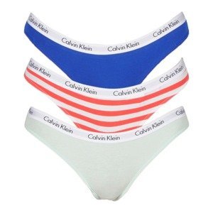 3PACK women's panties Calvin Klein multicolored (QD3801E-W5N)