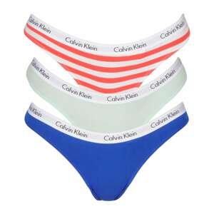 3PACK women's panties Calvin Klein multicolored (QD3588E-W5N)