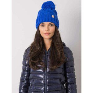 Blue insulated winter hat