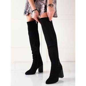 GOODIN BOOTS WITH DECORATIVE HEEL