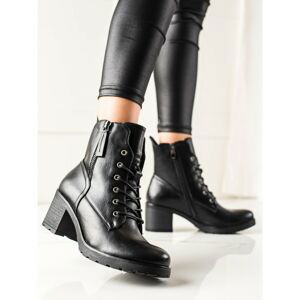 W. POTOCKI CASUAL LACE-UP ANKLE BOOTS POTOCKI