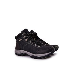 Mens trekking insulated shoes black Dannis