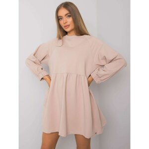 Light beige dress with long sleeves from Bellevue