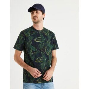 Celio Patterned T-Shirt Teelap - Men's