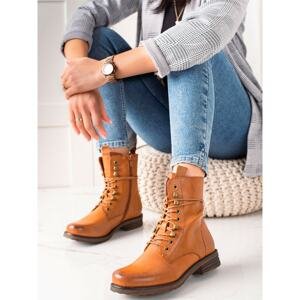 SUPER MODE CLASSIC LACE-UP BOOTIES