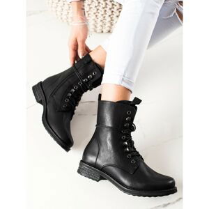 SUPER MODE CLASSIC LACE-UP BOOTIES