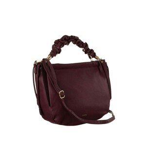 Women's chestnut bag made of eco-leather
