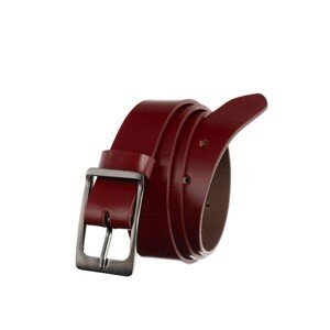 BADURA Ladies' maroon leather belt
