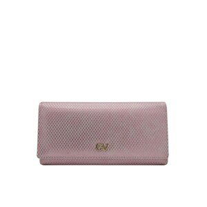 Pink women's wallet made of eco-leather