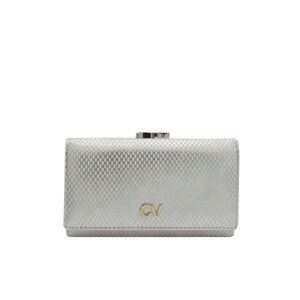 Women's silver leatherette wallet