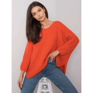 OCH BELLA Orange ladies' oversize sweater
