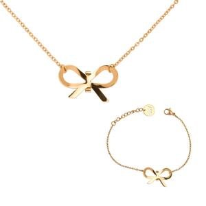 VUCH Duo of Gold Reese bracelet and pendant