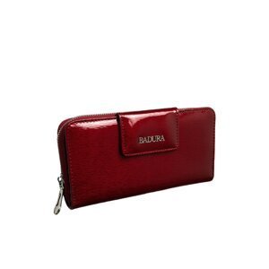 BADURA Red lacquered leather wallet