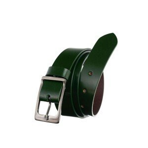 BADURA Women's dark green leather belt
