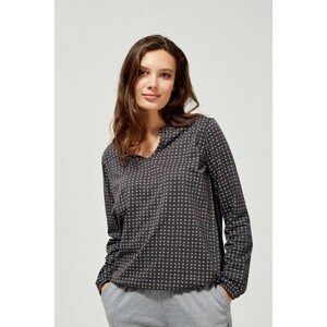 Blouse with a geometric pattern