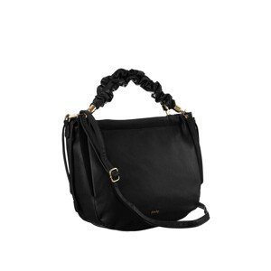 Women's black bag made of eco-leather