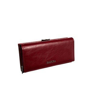 BADURA Red women's leather wallet