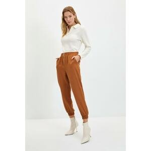 Trendyol Brown Jogger Fit Trousers