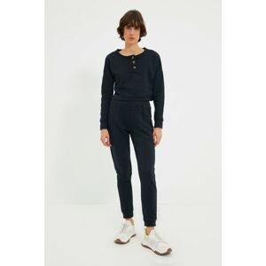 Trendyol Navy Blue Basic Jogger Slim Knitted Sweatpants