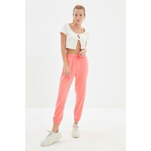 Trendyol Pink Jogger Neon Slim Knitted Sweatpants