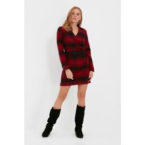 Trendyol Multicolored Belted Check Dress