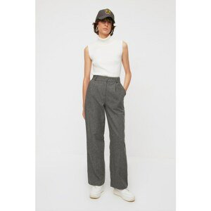 Trendyol Anthracite Straight Cut Trousers