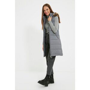 Trendyol Vest - Gray - Puffer