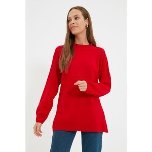 Trendyol Red Crewneck Knitwear Sweater