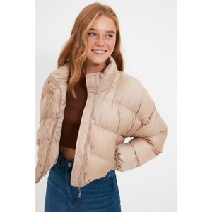 Trendyol Mink Crop Down Jacket