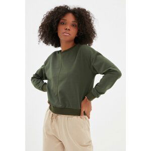 Trendyol Khaki Knitted Sweatshirt