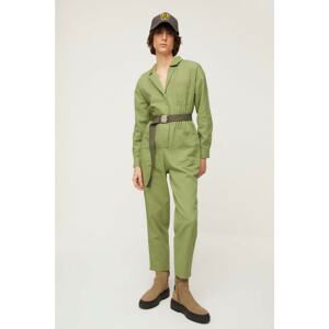 Trendyol Green Belt Jumpsuit