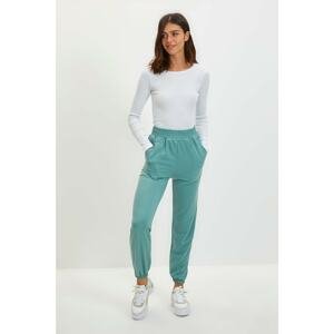 Trendyol Mint Pocket Detailed Jogger Slim Knitted Sweatpants