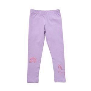 Trendyol Lilac Unicorn Printed Girls Knitted Leggings