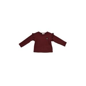 Trendyol Claret Red Recycle Ruffle Detailed Girl Knitted Sweatshirt