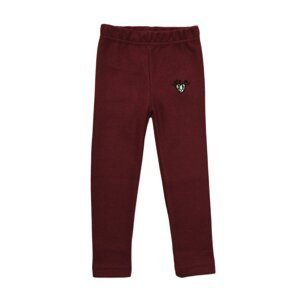 Trendyol Claret Red Recycle Embroidery Detailed Girl Knitted Leggings