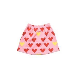 Trendyol Pink Heart Printed Girl Knitted Skirt