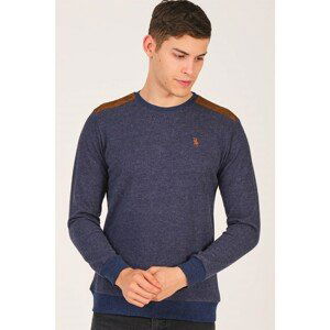 V4000 DEWBERRY MEN'S SWEATSHIRT-LACİVERT