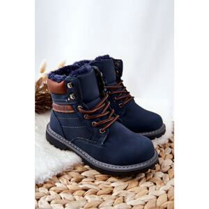 Children's Boots Insulated Navy Graves