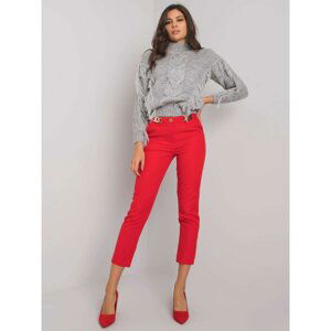 Elegant women's red pants