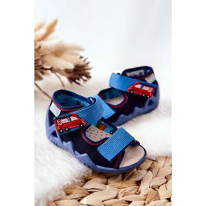 Sandals Velcro Befado 350P014 Navy