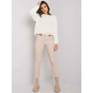 Elegant beige pants for women