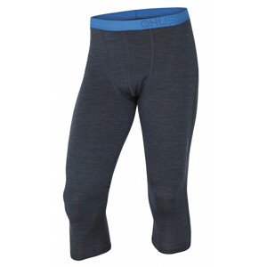 Merino thermal underwear 3/4 pants men's anthracite