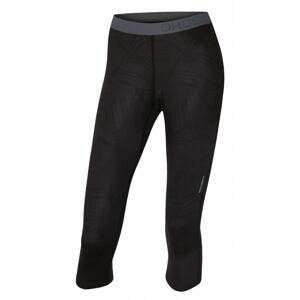Women's 3/4 thermal pants HUSKY Active Winter black