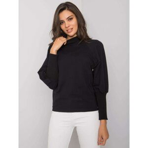 Lady's black cotton blouse