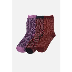 Trendyol 3-Pack Patterned Socks