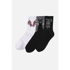 Trendyol 3-Pack Long Socks