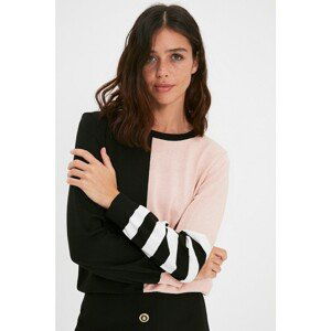 Trendyol Powder Color Block Knitwear Sweater