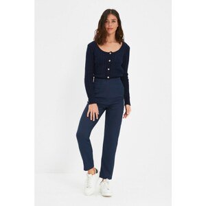 Trendyol Navy Blue Basic Trousers